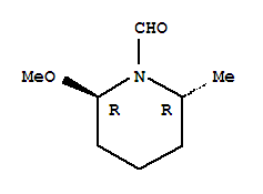 1-Piperidinecarboxaldehyde, 2-methoxy-6-methyl-, trans-(9ci) Structure,90862-55-8Structure