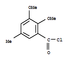 Benzoyl chloride, 2,3-dimethoxy-5-methyl-(9ci)Structure,90919-49-6Structure Benzoyl chloride, 2,3-dimethoxy-5-methyl-(9ci) Structure,90919-49-6Structure