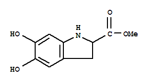 1H-indole-2-carboxylic acid, 2,3-dihydro-5,6-dihydroxy-, methyl ester (9ci) Structure,90922-83-1Structure