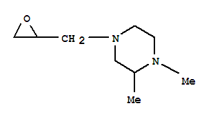 (7ci)-4-(2,3-环氧基丙基)-1,2-二甲基-哌嗪结构式_91086-23-6结构式