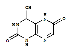 (7ci)-1,3,4,5-四氢-4-羟基-2,6-蝶啶二酮结构式_91184-15-5结构式