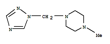 (9ci)-1-甲基-4-(1H-1,2,4-噻唑-1-甲基)-哌嗪结构式_91272-88-7结构式