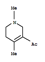 Ethanone, 1-(1,2,5,6-tetrahydro-1,4-dimethyl-3-pyridinyl)-(9ci) Structure,91324-23-1Structure