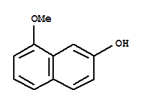 8-甲氧基-2-萘结构式_91344-50-2结构式