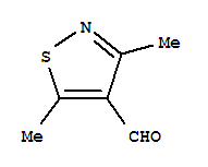 (7ci,9ci)-3,5-二甲基-4-异噻唑羧醛结构式_91367-85-0结构式