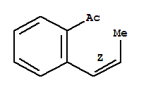 Ethanone, 1-[2-(1-propenyl)phenyl]-, (z)-(9ci) Structure,91388-34-0Structure