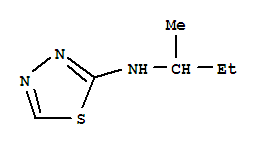 1,3,4-Thiadiazol-2-amine, n-(1-methylpropyl)- Structure,91461-79-9Structure