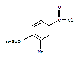 M-toluoyl chloride, 4-propoxy-(7ci) Structure,91552-45-3Structure