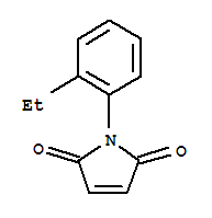 1-(2-Ethyl-phenyl)-pyrrole-2,5-dione Structure,91569-16-3Structure