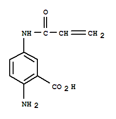 (7ci)-5-丙烯酰胺-2-氨基-苯甲酸结构式_91818-41-6结构式