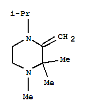 (7ci)-4-异丙基-1,2,2-三甲基-3-亚甲基-哌嗪结构式_91823-92-6结构式