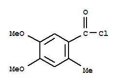 (9ci)-4,5-二甲氧基-2-甲基-苯甲酰氯结构式_91940-89-5结构式