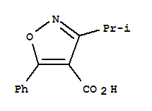 4-Isoxazolecarboxylicacid,3-isopropyl-5-phenyl-(7ci) Structure,92029-27-1Structure