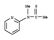 Ethanethioamide, n-methyl-n-2-pyridinyl- Structure,92053-37-7Structure