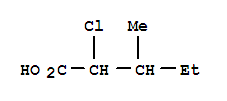 2-Chloro-3-methyl-pentanoic acid Structure,921-48-2Structure