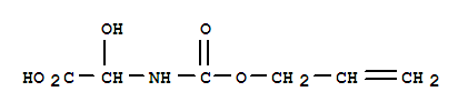 Acetic acid, hydroxy[[(2-propenyloxy)carbonyl]amino]-(9ci) Structure,92138-25-5Structure