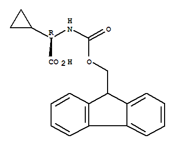 Fmoc-d-环丙基甘氨酸结构式_923012-40-2结构式