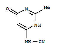 (9ci)-(1,6-二氢-2-甲基-6-氧代-4-嘧啶)-氨腈结构式_92379-58-3结构式