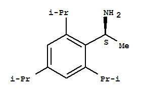 (aS)-a-甲基-2,4,6-tris(1-甲基乙基)-苯甲胺结构式_926622-53-9结构式