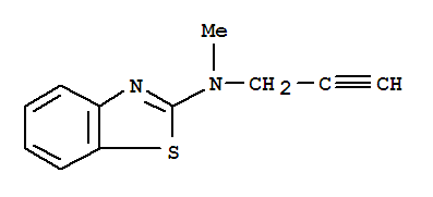 2-Benzothiazolamine,n-methyl-n-2-propynyl-(9ci) Structure,92677-77-5Structure