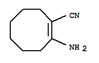 1-Cyclooctene-1-carbonitrile,2-amino-(9ci) Structure,92802-46-5Structure