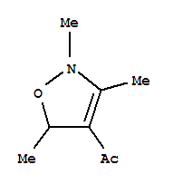 Ethanone, 1-(2,5-dihydro-2,3,5-trimethyl-4-isoxazolyl)-(9ci) Structure,92807-73-3Structure