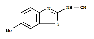(9ci)-(6-甲基-2-苯并噻唑)-氨腈结构式_92987-73-0结构式