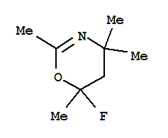 4H-1,3-oxazine,6-fluoro-5,6-dihydro-2,4,4,6-tetramethyl-(9ci) Structure,93072-39-0Structure