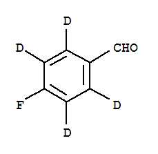 4-Fluorobenzaldehyde-2,3,5,6-d4 Structure,93111-27-4Structure