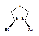 Ethanone, 1-(tetrahydro-4-hydroxy-3-thienyl)-, cis-(9ci) Structure,93198-76-6Structure