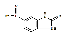 2H-benzimidazol-2-one,1,3-dihydro-5-(1-oxopropyl)-(9ci) Structure,93202-42-7Structure