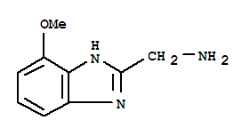 Benzimidazole, 2-(aminomethyl)-4(or 7)-methoxy-(7ci) Structure,93227-24-8Structure