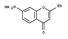 (7ci)-7-(二甲基氨基)-黄酮结构式_93315-70-9结构式