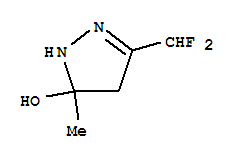 1H-pyrazol-5-ol, 3-(difluoromethyl)-4,5-dihydro-5-methyl- Structure,933768-35-5Structure