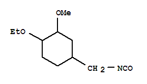 (9ci)-1-乙氧基-4-(异氰酰基甲基)-2-甲氧基-环己烷结构式_93470-21-4结构式