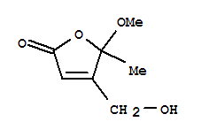 2(5H)-furanone, 4-(hydroxymethyl)-5-methoxy-5-methyl-(9ci) Structure,93496-37-8Structure