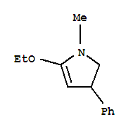 (9ci)-5-乙氧基-2,3-二氢-1-甲基-3-苯基-1H-吡咯结构式_94221-61-1结构式