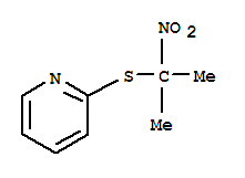 (9CI)-2-[(1-甲基-1-硝基乙基)硫代]-吡啶结构式_95106-85-7结构式