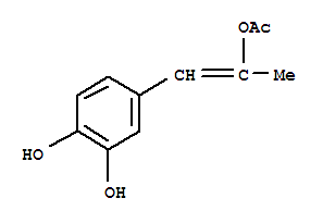 1,2-Benzenediol,4-[2-(acetyloxy)-1-propenyl]-(9ci) Structure,95889-00-2Structure