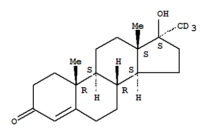 甲睾酮-D3结构式_96425-03-5结构式