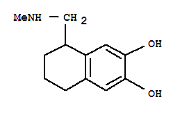 2,3-Naphthalenediol,5,6,7,8-tetrahydro-5-[(methylamino)methyl]-(9ci) Structure,97352-33-5Structure