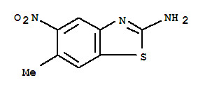 2-Benzothiazolamine,6-methyl-5-nitro-(9ci) Structure,98114-44-4Structure