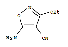 4-Isoxazolecarbonitrile,5-amino-3-ethoxy-(6ci) Structure,98140-92-2Structure