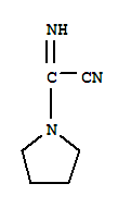 (6ci)-alpha-亚氨基-1-吡咯烷乙腈结构式_98197-09-2结构式