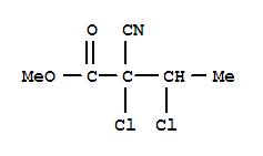 (6ci)-2,3-二氯-2-氰基-丁酸甲酯结构式_98198-89-1结构式