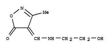 5(4H)-isoxazolone,4-[[(2-hydroxyethyl)amino]methylene]-3-methyl-(9ci) Structure,98334-79-3Structure