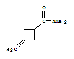 (6ci)-N,N-二甲基-3-亚甲基-环丁烷羧酰胺结构式_98425-72-0结构式