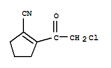 1-Cyclopentene-1-carbonitrile, 2-chloroacetyl- (6ci) Structure,98545-90-5Structure