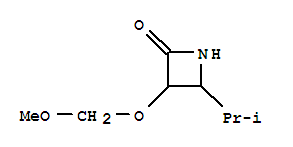 2-Azetidinone,3-(methoxymethoxy)-4-(1-methylethyl)-(9ci) Structure,98877-82-8Structure