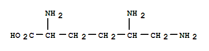 Hexanoic acid, 2,5,6-triamino-(6ci) Structure,98961-95-6Structure